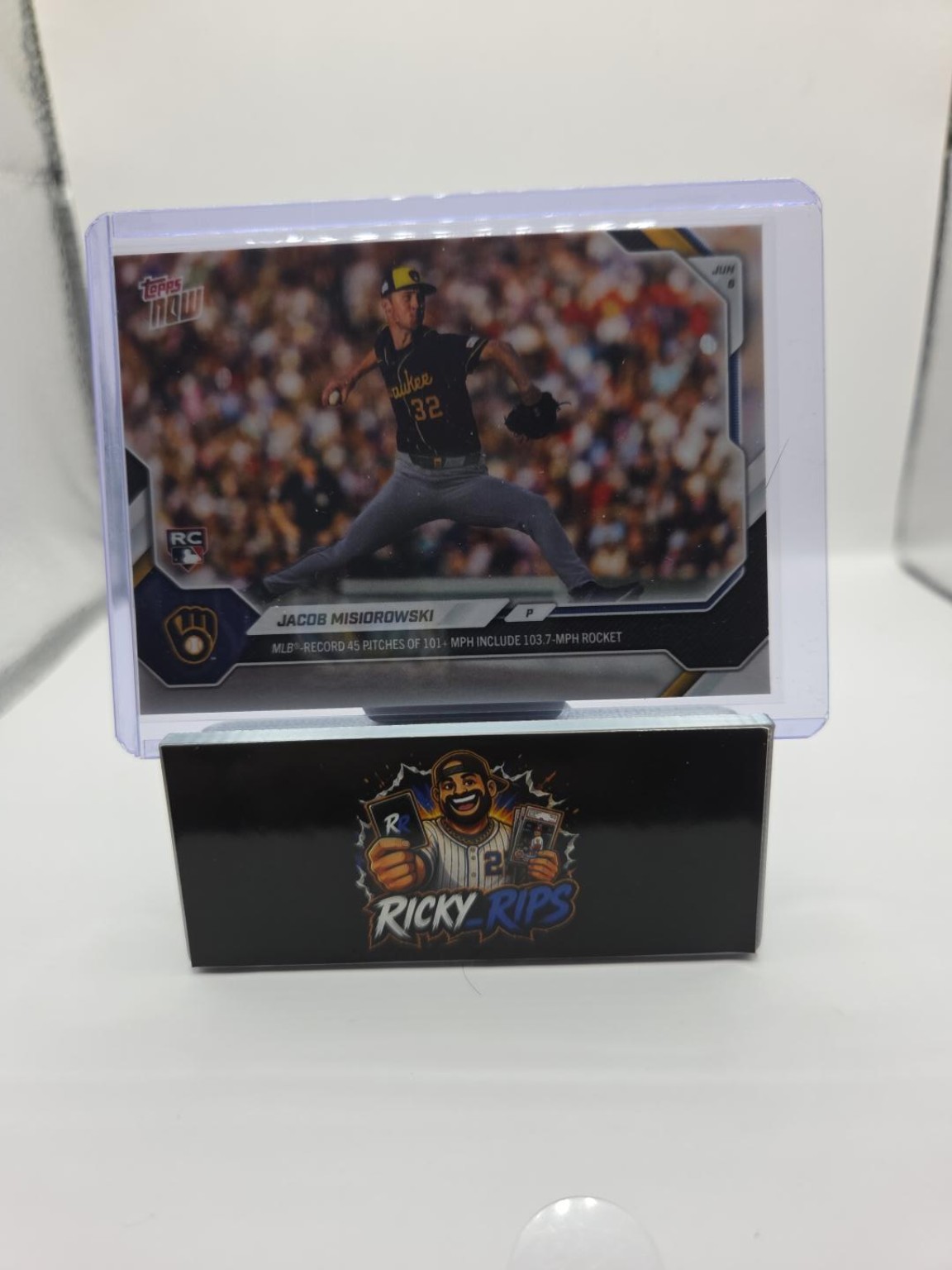2026 MLB Topps NOW #297 Jacob Misiorowski RC