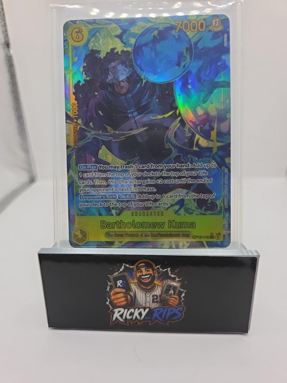 Bartholomew Kuma OP12-119 Alternate Art SEC